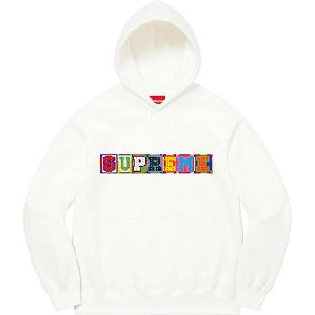 Supreme Beaded Mit Kapuze Sweatshirts Weiß | CH272MA
