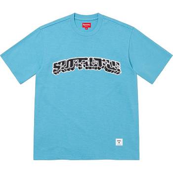 Supreme Block Arc S/S Top Pullover Blau | CH331UT