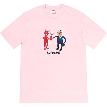 Supreme Business Tee T-shirts Rosa | CH216CE