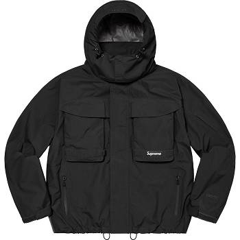 Supreme GORE-TEX PACLITE® Laufschuhe Shell Jacke Schwarz | CH447LH