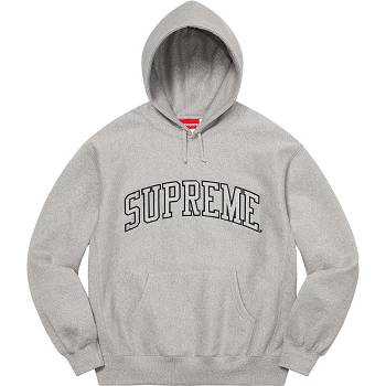 Supreme Glitter Arc Mit Kapuze Sweatshirts Grau | CH299QZ