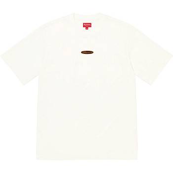 Supreme Oval Logo S/S Top Pullover Weiß | CH339GL