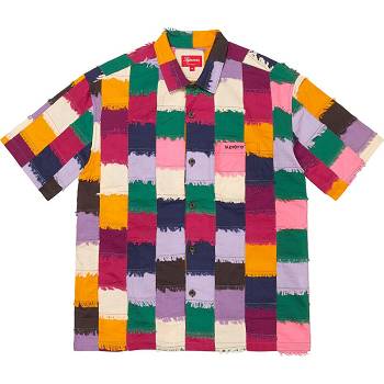 Supreme Patchwork S/S Hemd Mehrfarbig | CH375NB