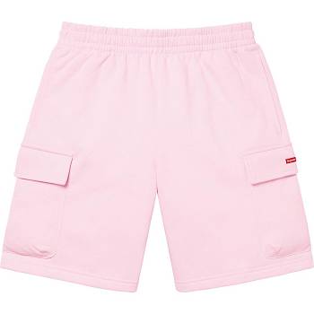 Supreme Small Box Baggy Cargo Sweat Kurze Hose Rosa | CH367JJ
