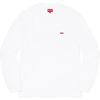 Supreme Small Box L/S Tee Pullover Weiß | CH347VD